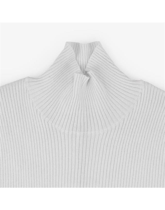 메종 키츠네 메종키츠네 폭스 헤드 패치 터틀넥 니트 LW00806KT1091 H120 착용컷