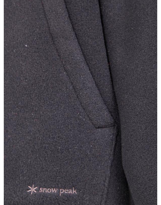 스노우피크 [해외직구] 25FW 스노우피크 WATER REPELLENT 플리스 후드티 JK25AU021BLACK TP573097263 착용컷
