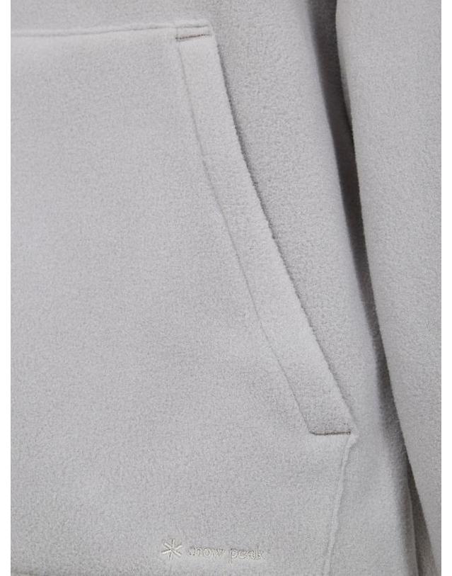 스노우피크 [해외직구] 25FW 스노우피크 WATER REPELLENT 플리스 후드티 JK25AU021LIGHT TP580104175 착용컷