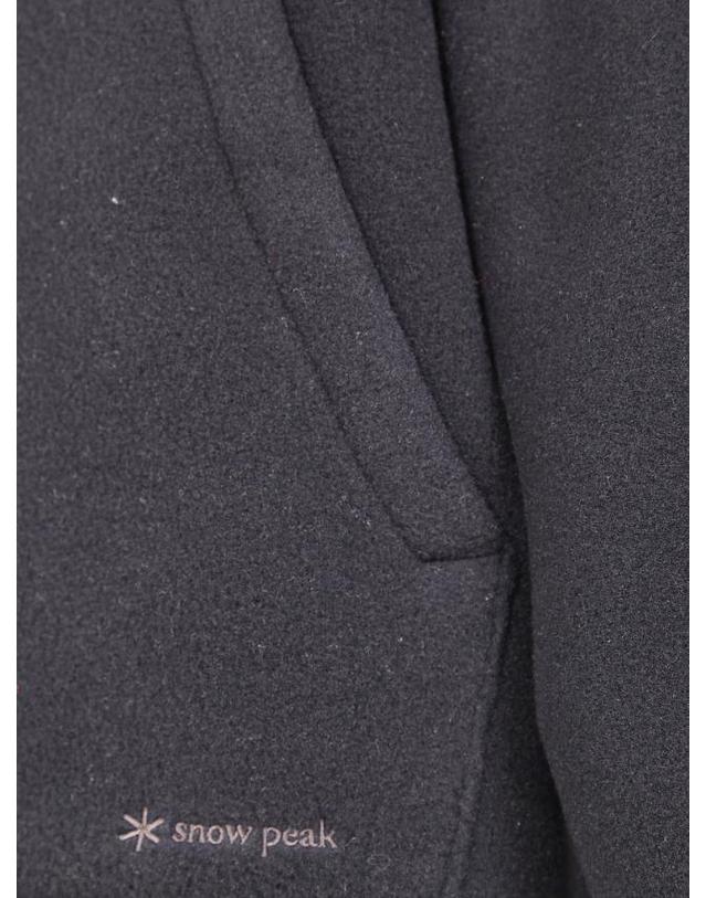 스노우피크 [해외직구] 25FW 스노우피크 WATER REPELLENT 플리스 후드티 JK25AU021BLACK TP580104173 착용컷