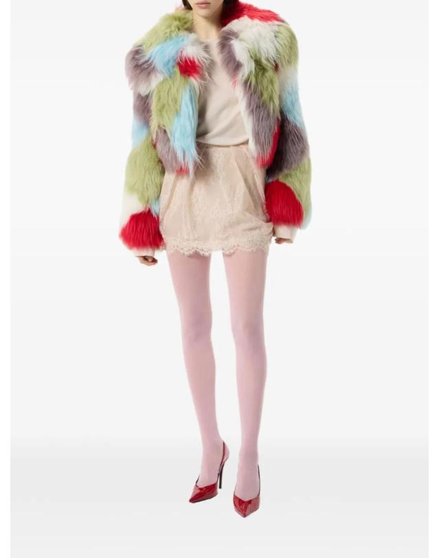 블루마린 [해외직구] 26 FW 블루마린 레이스 오버레이 다트 미니 스커트 RF6101J1611 TP458934424 착용컷