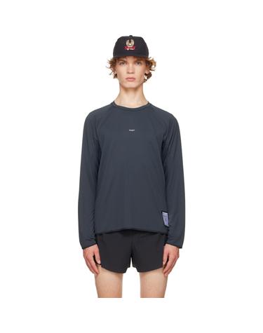 [해외직구] 26 FW 새티스파이 블랙 오라라이트 UV 롱 러닝 티셔츠 261733M213005