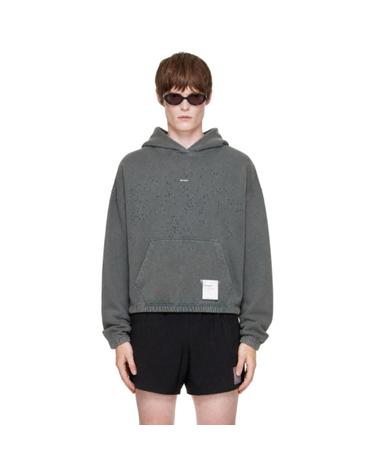 [해외직구] 26 FW 새티스파이 그레이 모스테크 후드티 262733M202000