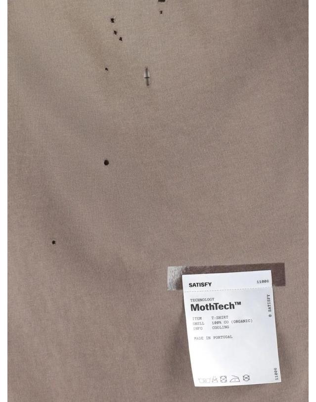 새티스파이 [해외직구] 26 FW 새티스파이 MothTech distressed t shirt 1100691E02 TP458525397 착용컷