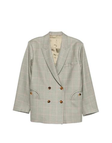 [해외직구] 26 FW 블레이즈 밀라노 체크 더블 브레스티드 재킷 BZCHB01BAV TP454159557