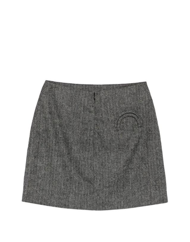 블레이즈 밀라노 [해외직구] 26 FW 블레이즈 밀라노 헤링본 패턴 미니 스커트 SKCSK05JLI TP457249373 착용컷