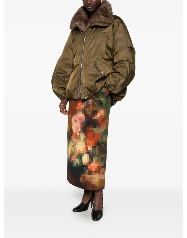 스탠드스튜디오 [해외직구] 26 FW 스탠드 스튜디오 Thilda faux fur trim bomber jacket 667588032THILDA57900 TP459269576 착용컷