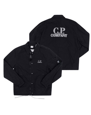 CP컴퍼니 20CMOS007A 005904D 999 크롬-R 렌즈 와펜 그래픽 지퍼 오버 남성 셔츠