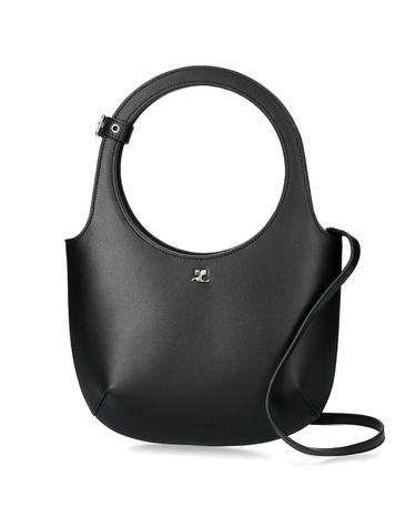 꾸레쥬 홀리 레더 토트백 325GSA102CR0065 BLACK