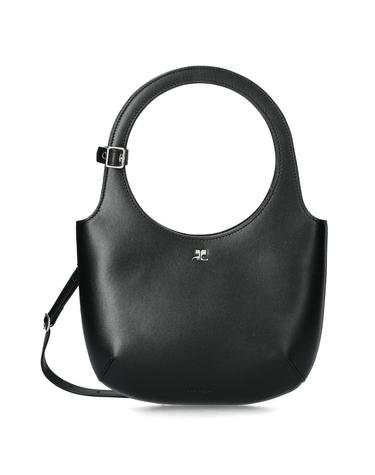 꾸레쥬 홀리 레더 토트백 224GSA102CR0065 BLACK