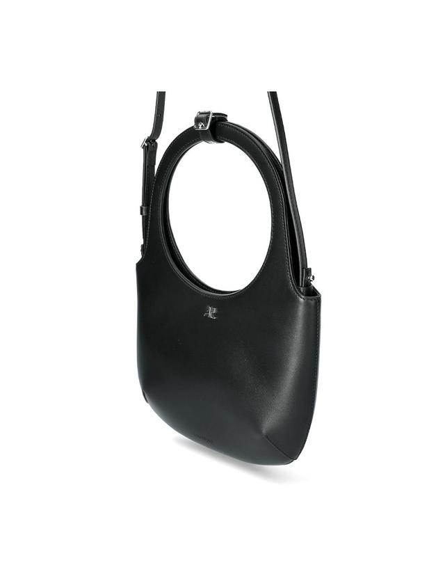 꾸레쥬 꾸레쥬 홀리 레더 토트백 224GSA102CR0065 BLACK 착용컷