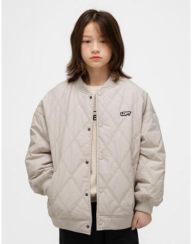 퀼팅 봄버 자켓 Beige