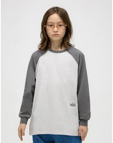 베이직 레글런 티셔츠 Grey