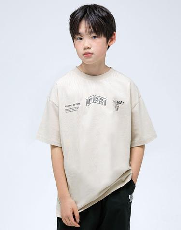 유닛 스테이트 티셔츠 Beige