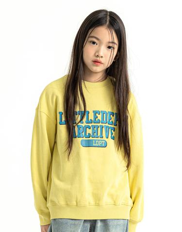 아카이브 로고 맨투맨 Yellow