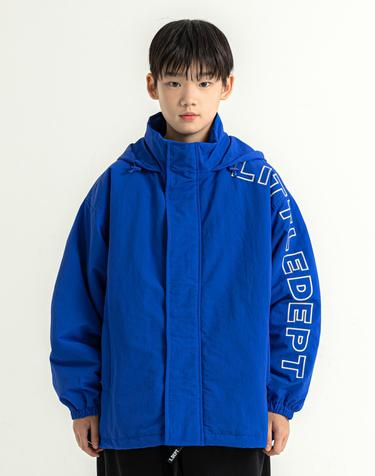 페어 레터링 트랙 자켓 Blue