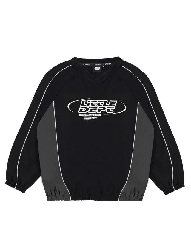 리틀뎁 나일론 트랙 콤비 티셔츠 Grey 착용컷