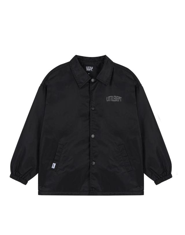 리틀뎁 로고 트러커 코치 자켓 Black 착용컷
