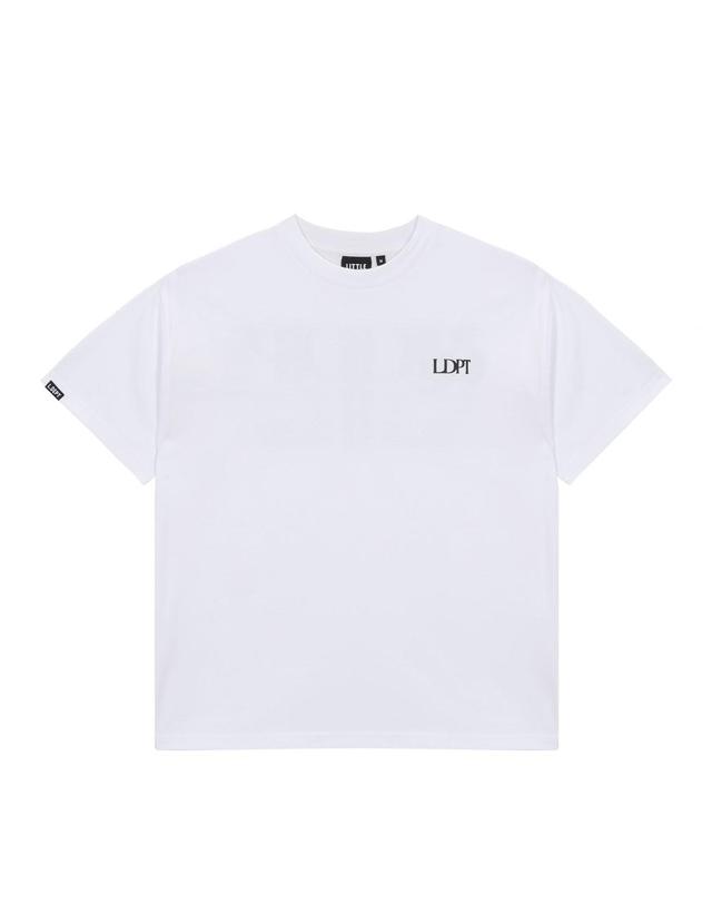 리틀뎁 유스 크루넥 티셔츠 White 착용컷