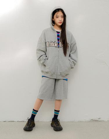 LDPT 후드 스웨트 셋업 Grey