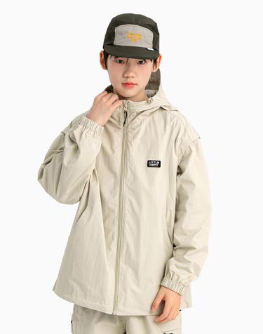 컨버터블 후디 자켓 Khaki