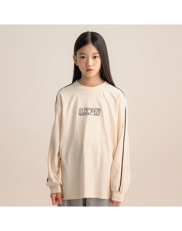 리틀뎁 더블 포인트 티셔츠 Ivory 착용컷