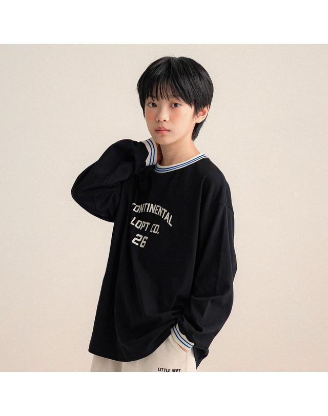 리틀뎁 아케이드 로고 티셔츠 Black 착용컷