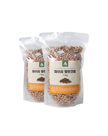 [올쿡] 파이리 펠렛연료 1.2kg x 2봉