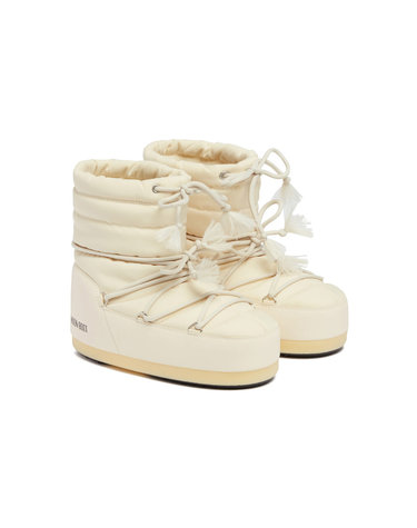 25FW EVX 로고 로우 나일론 부츠 크림 80D1470010 L002