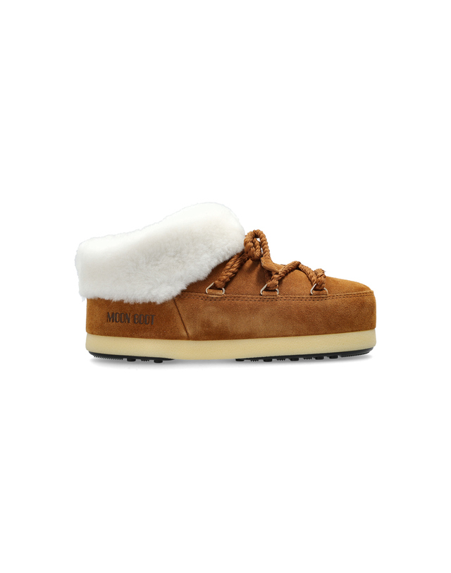 문부츠 25FW 여성 EVX 브라운 스웨이드 뮬 코냑/네추럴 80D1470090 ML06 착용컷