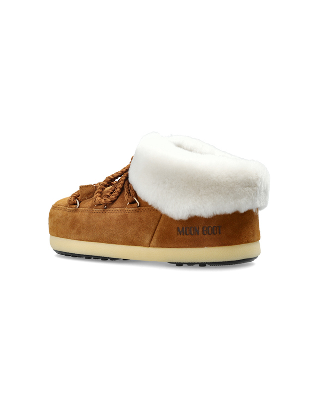 문부츠 25FW 여성 EVX 브라운 스웨이드 뮬 코냑/네추럴 80D1470090 ML06 착용컷