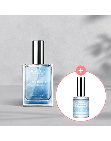 [상쾌한 코튼 향] 코튼블루 EDT 50ml+15ml+더퍼퓸2종샘플