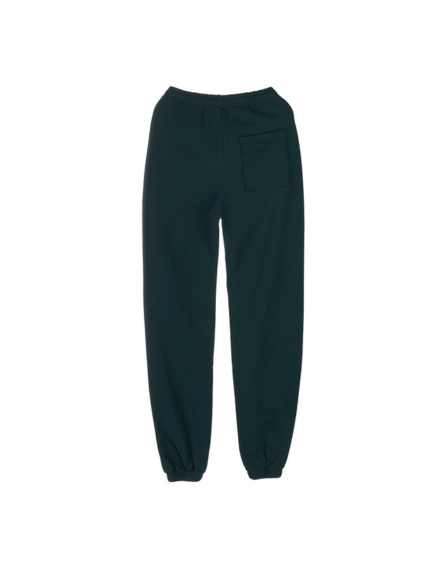 스포티앤리치 [스포티앤리치] 에슬레틱 클럽 스웨트 팬츠 ATHLETIC CLUB SWEATPANT FOREST WHITE 착용컷