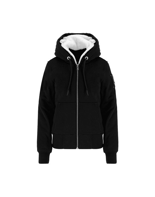 무스너클 무스너클 M34LS636 244 CLASSIC BUNNY 클래식 버니 여성 후드집업 착용컷