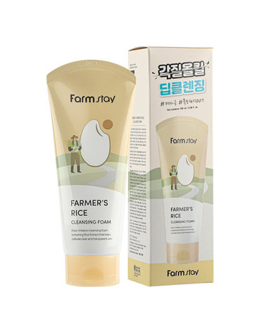 팜스테이 파머스 클렌징 폼 라이스 180ml