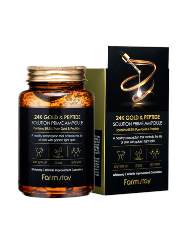 팜스테이 24K 골드&펩타이드 솔루션 프라임 앰플 250ml
