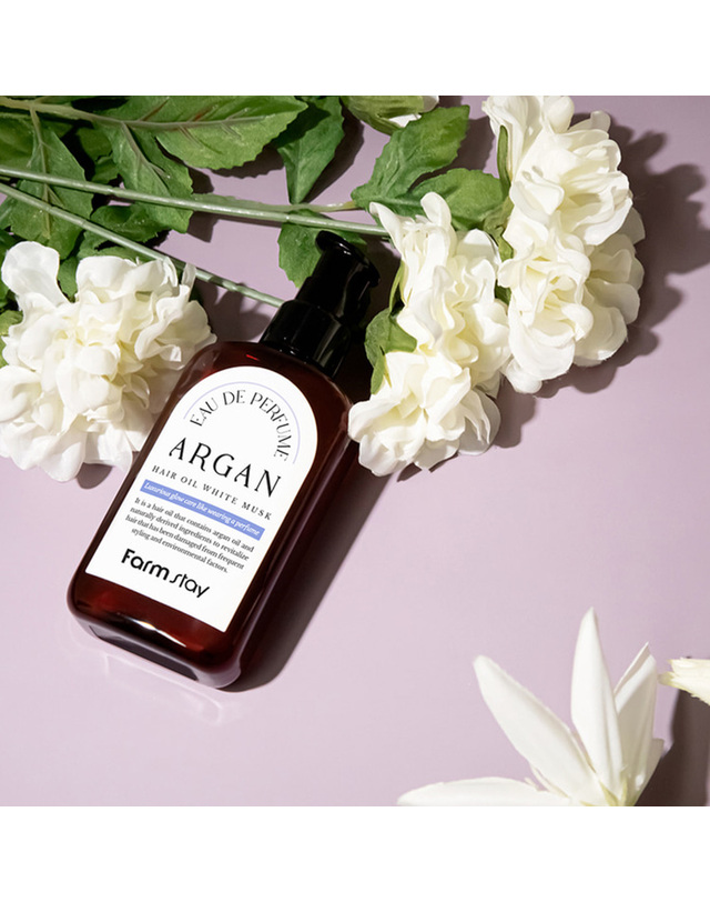 팜스테이 팜스테이 오드 퍼퓸 아르간 헤어 오일 화이트 머스크 100ml 착용컷