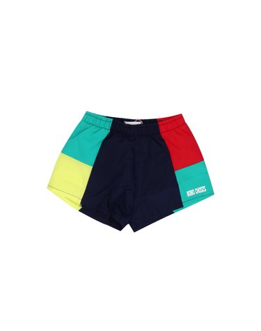 보보쇼즈 B126AC133 컬러 블록 스윔 트렁크 아동 반바지