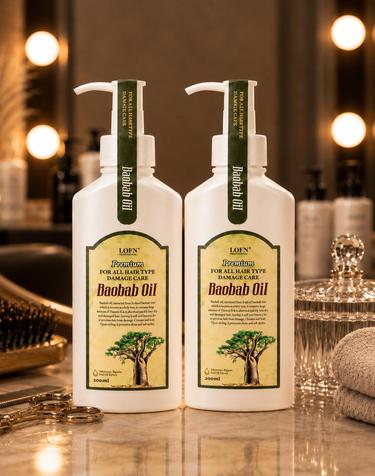 로픈 바오밥 프리미엄 헤어 오일 에센스 200ml 2개