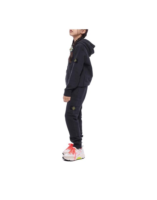 스톤아일랜드 22FW 와펜 패치 후드티셔츠 (771661640_V0065_2_22F) 착용컷