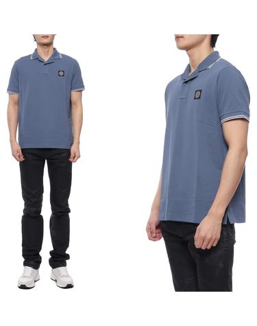 24SS 남성 로고 패치 폴로 반팔티셔츠 (80152SC18 V0024 24S)