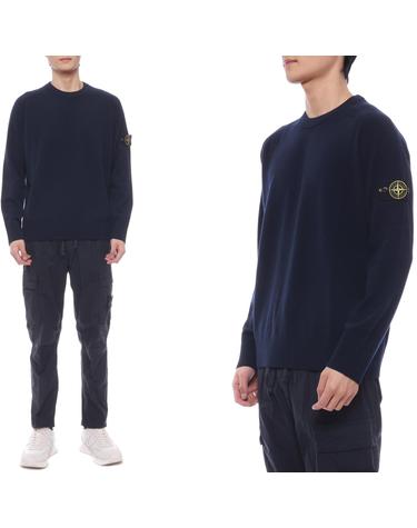 24FW 남성 와펜 패치 울 니트 (8115545B4 V0020 24F)