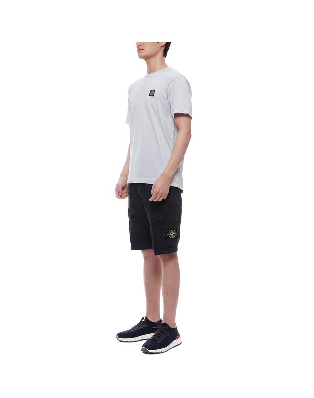 스톤아일랜드 25SS 남성 버뮤다 카고 쇼츠 팬츠 (K1S15L100011 S00WA V0129 25S) 착용컷