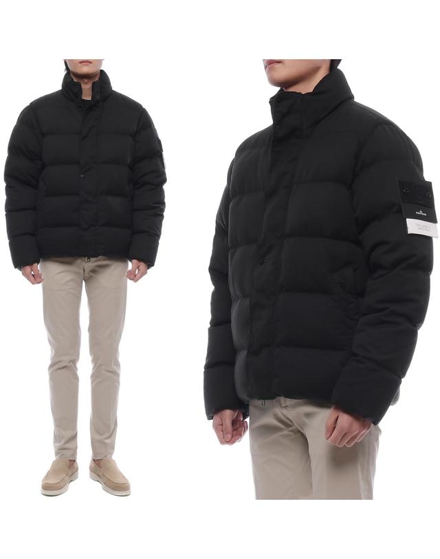 스톤아일랜드 25FW 남성 트윌 울 다운 패딩 (K2S154100100 S0F26 V0029 25F) 착용컷