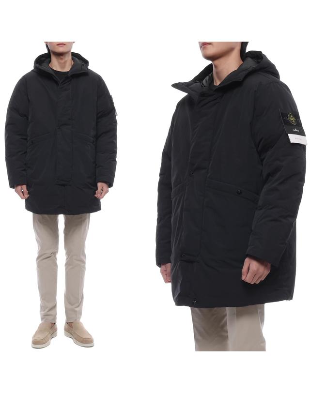 스톤아일랜드 25FW 남성 마이크로 트윌 다운 패딩 (K2S157100008 S0026 V0029 25F) 착용컷