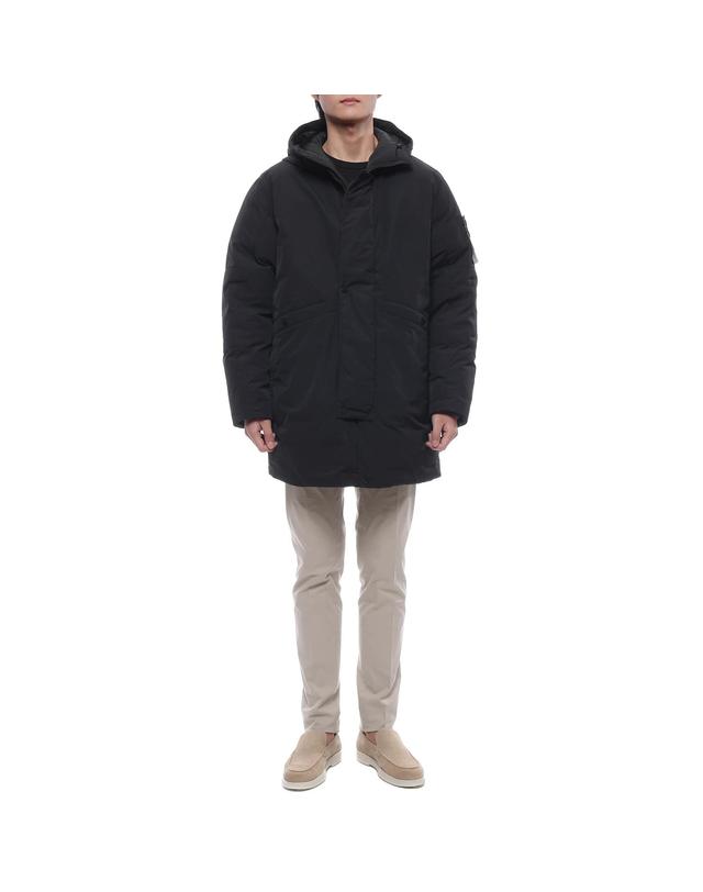 스톤아일랜드 25FW 남성 마이크로 트윌 다운 패딩 (K2S157100008 S0026 V0029 25F) 착용컷