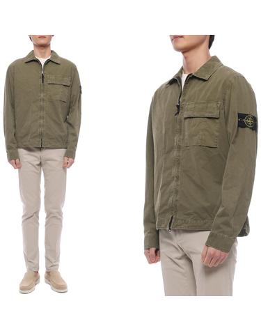 26SS 남성 와펜 패치 오버셔츠 재킷 (L1S151200008 S00WN V015G 26S)