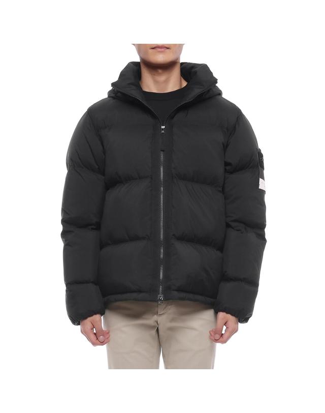 스톤아일랜드 26FW 남성 나일론 립스탑 다운 패딩 (L2S154100013 S0483 V0029 26F) 착용컷