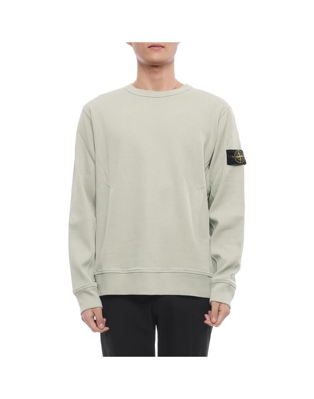 스톤아일랜드 26FW 남성 와펜 패치 긴팔티셔츠 (L2S156100017 S0472 V0095 26F) 착용컷
