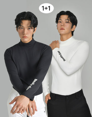 [품절임박][Layering] 남성 1+1 소프트 기모 이너 티셔츠